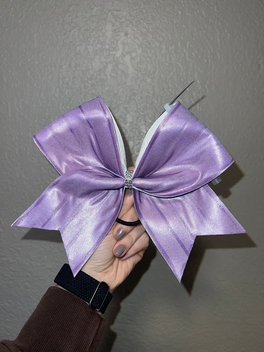 Shiny Light Purple Bow